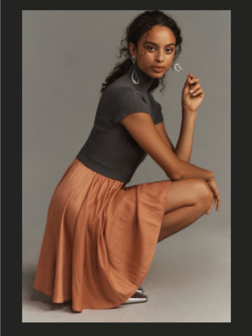 Brand New THE THEA TWOFER SWEATER DRESS: SHORT-SLEEVE MINI EDITION
